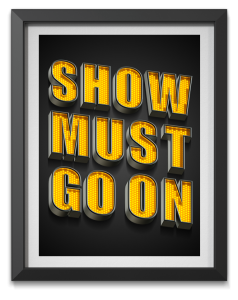 YellowLED font handmade