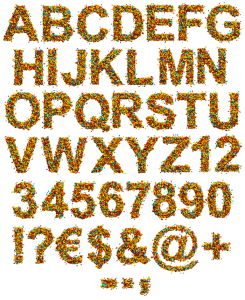 Color Tinsel bright Font