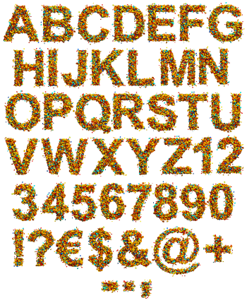 Color Tinsel bright Font