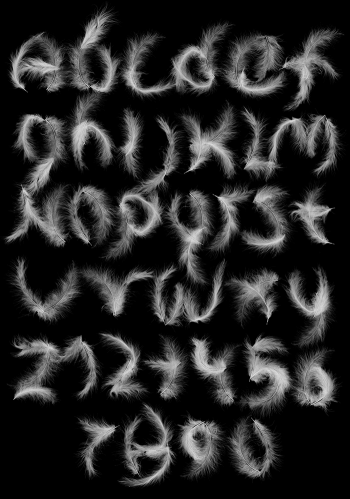Feathera pile Font