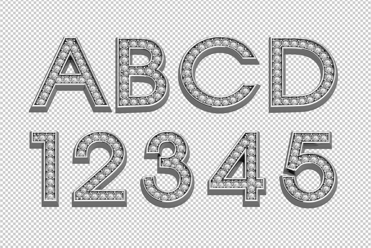 Photoshop test of the Glam Font. Glamorous OpenType Typeface Made Bay Handmade Font
