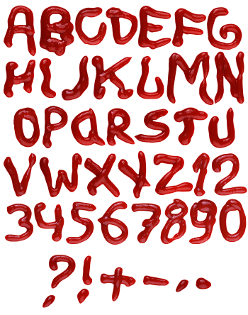 Ketchup red Font
