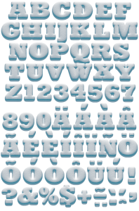 Snowball white Font