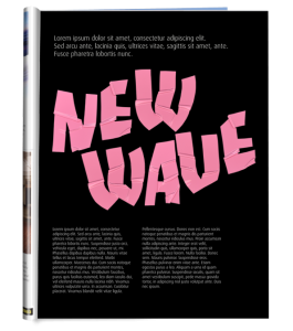 Sticker Font wave