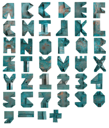 Old Copper rust Font