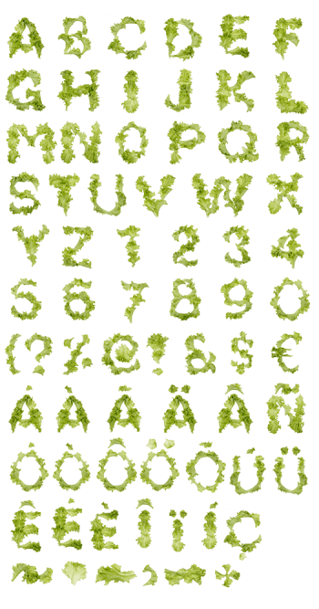 Salad green Font
