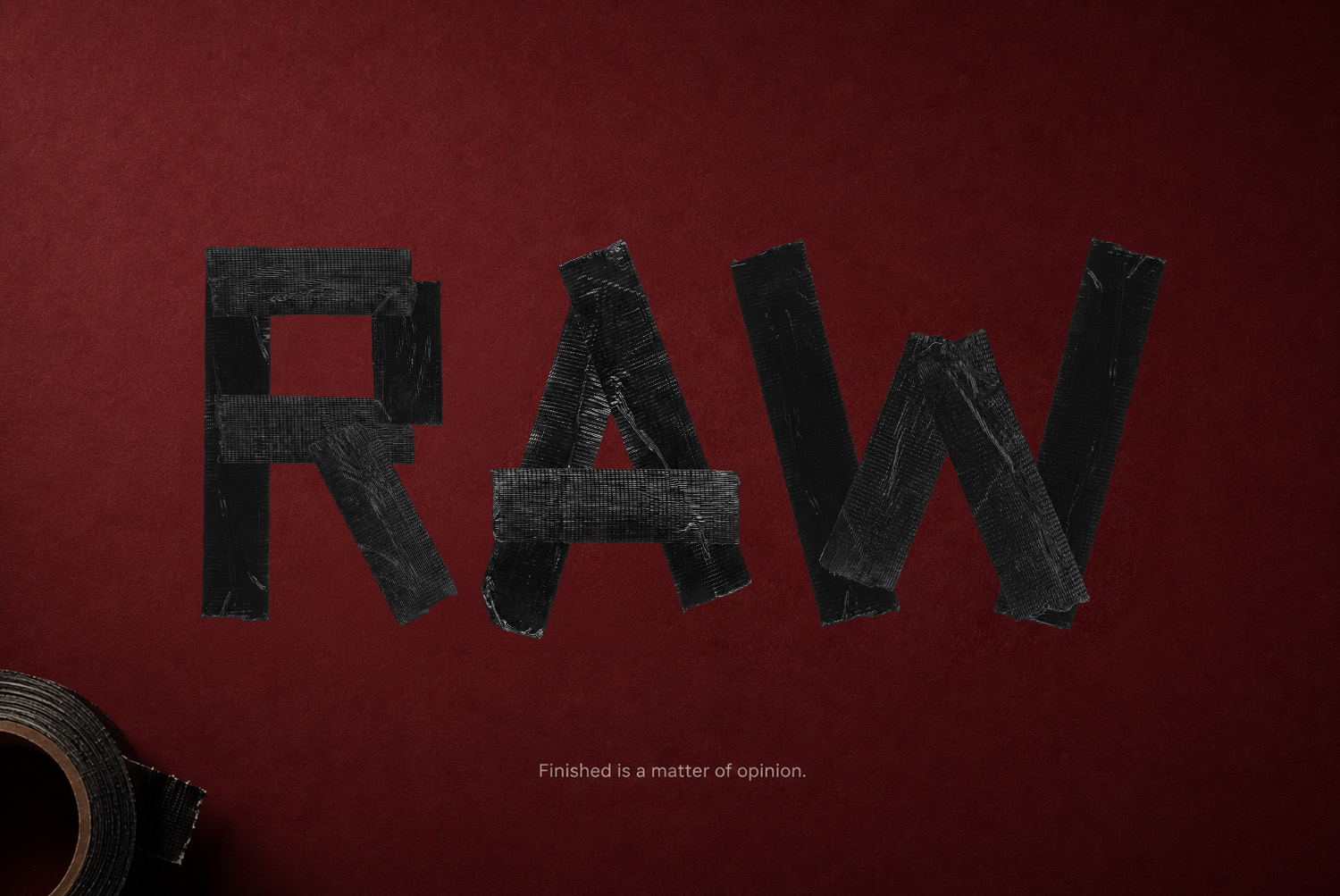 Tape Black Font – Raw Material Lettering Tape Black Font – Raw Material Lettering