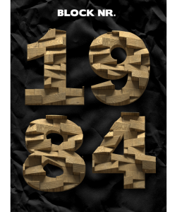 Abstract Blocks handmade Font