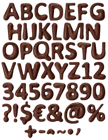 Choco Melt sweet Font
