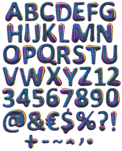Colorama rainbow Font