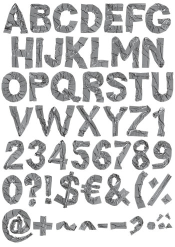 Gray Plaster package Font
