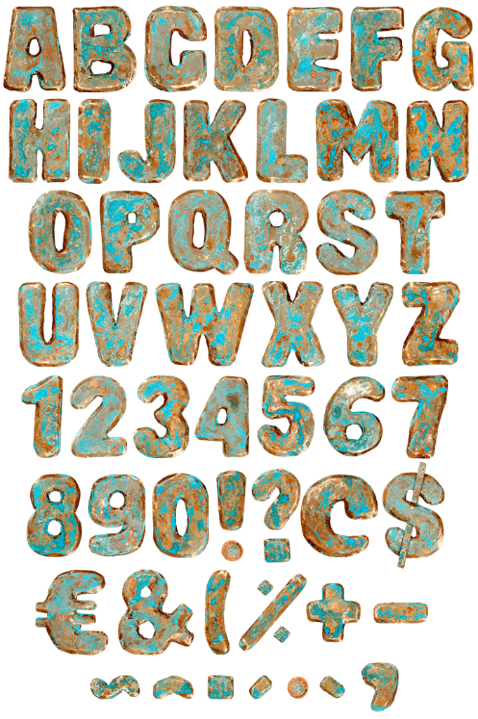 Brass Font - Handmadefont