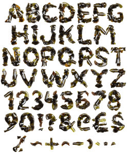Broken Bottle drink Font