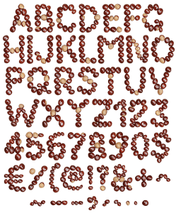 Chestnut handmade font