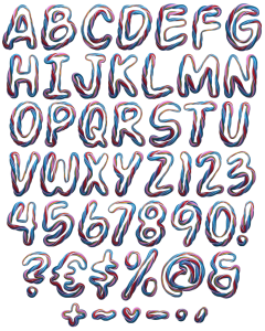 Color Twist fancy font