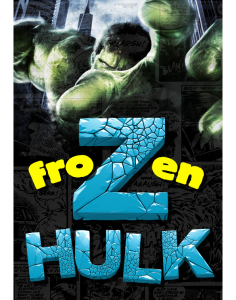 Hulk Icecrack handmade Font