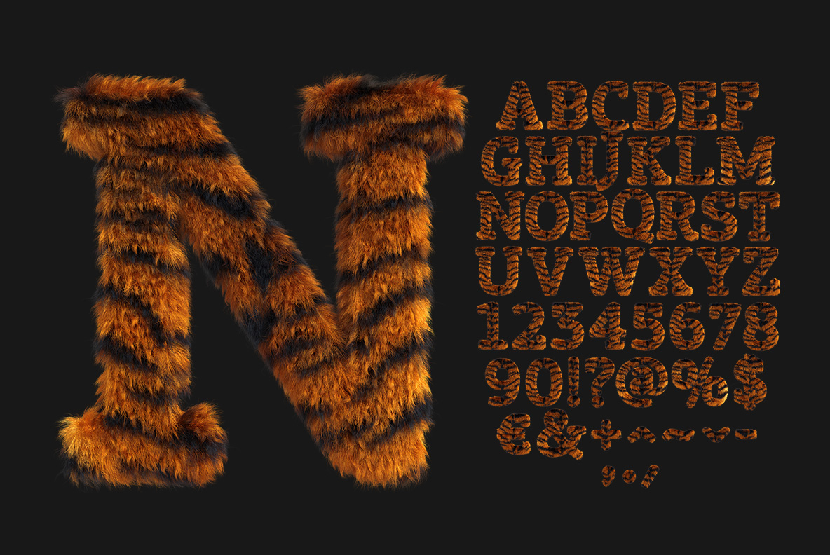 Tiger Alphabet Made By Handmadefont.com