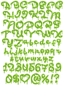 Toxic Green Font