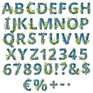 Green Eco Paper Jungle Font