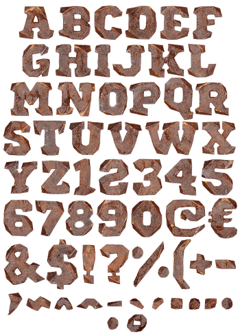 Industrial Grunge Typeface