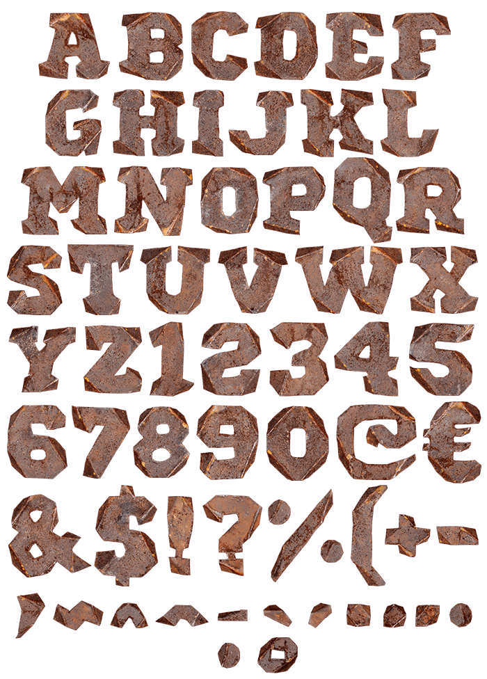 Industrial Grunge Typeface