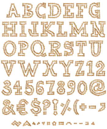 Scandinavian Wood Font
