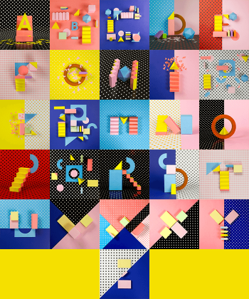 Colorful Creative Typeface