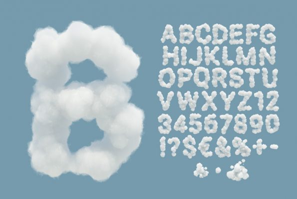 Cloud Font - OpenType Typeface