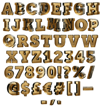 Vintage Metal Font