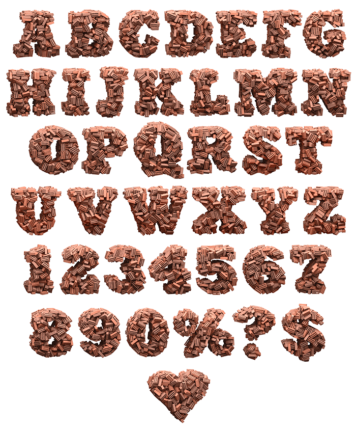 Brick Stone Typeface