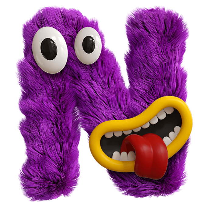 Happy Monster Font - Furry OpenType Typeface | Handmadefont.com