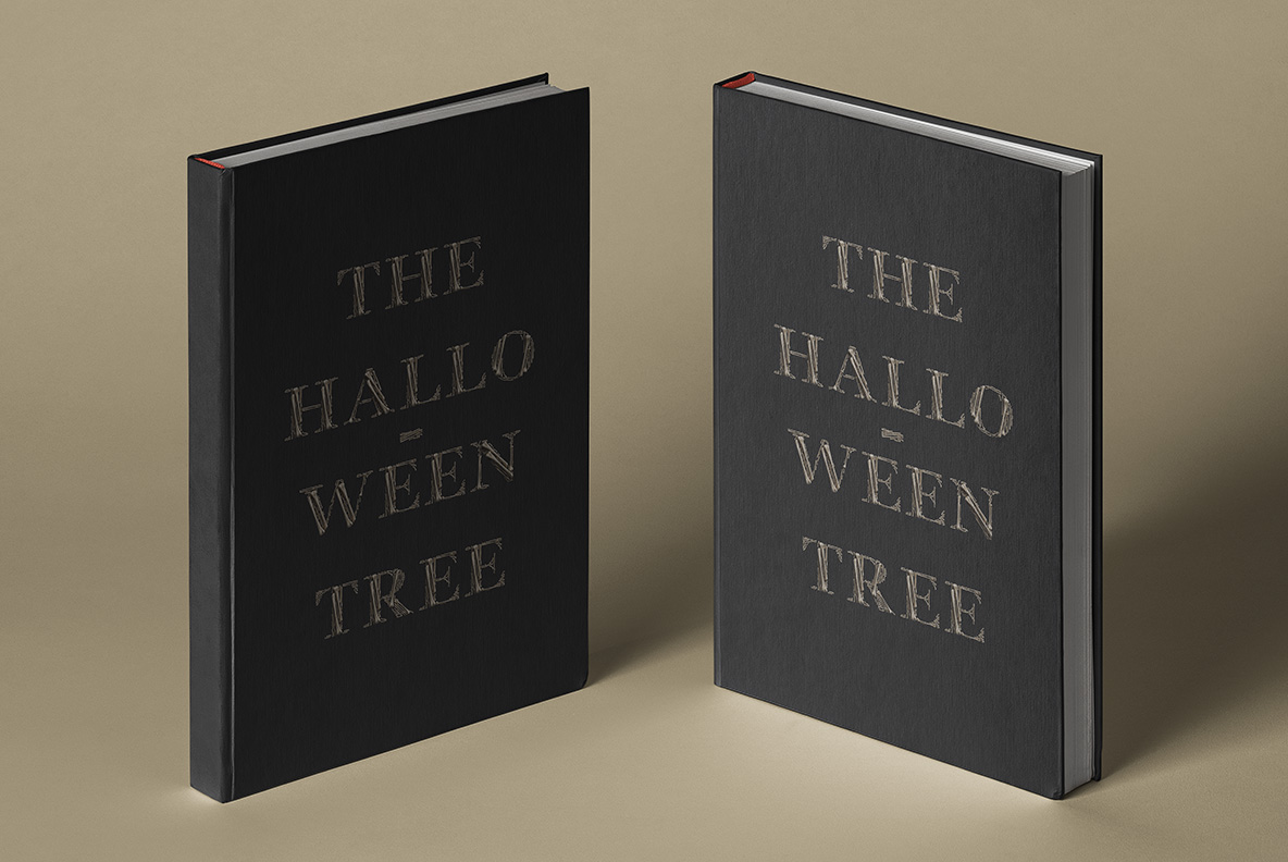 Two books covers with the Archaeology Font Bones OpenType Typeface Made By Handmade Font