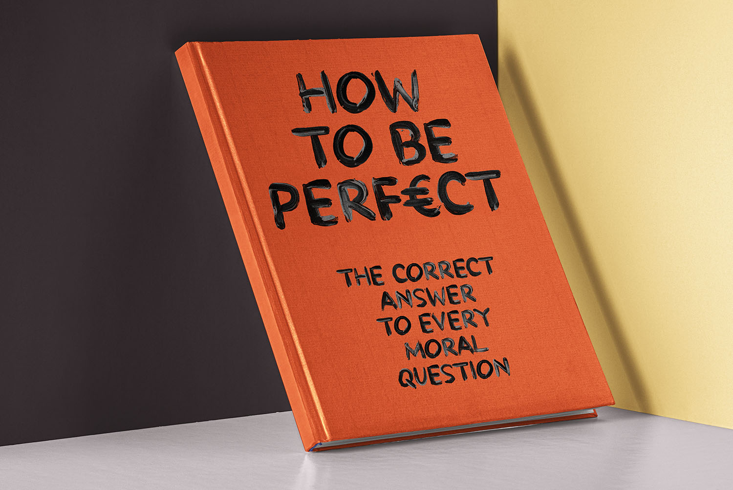 Book cover set in the Black Paint Font Book cover lettered in the Black Paint Font