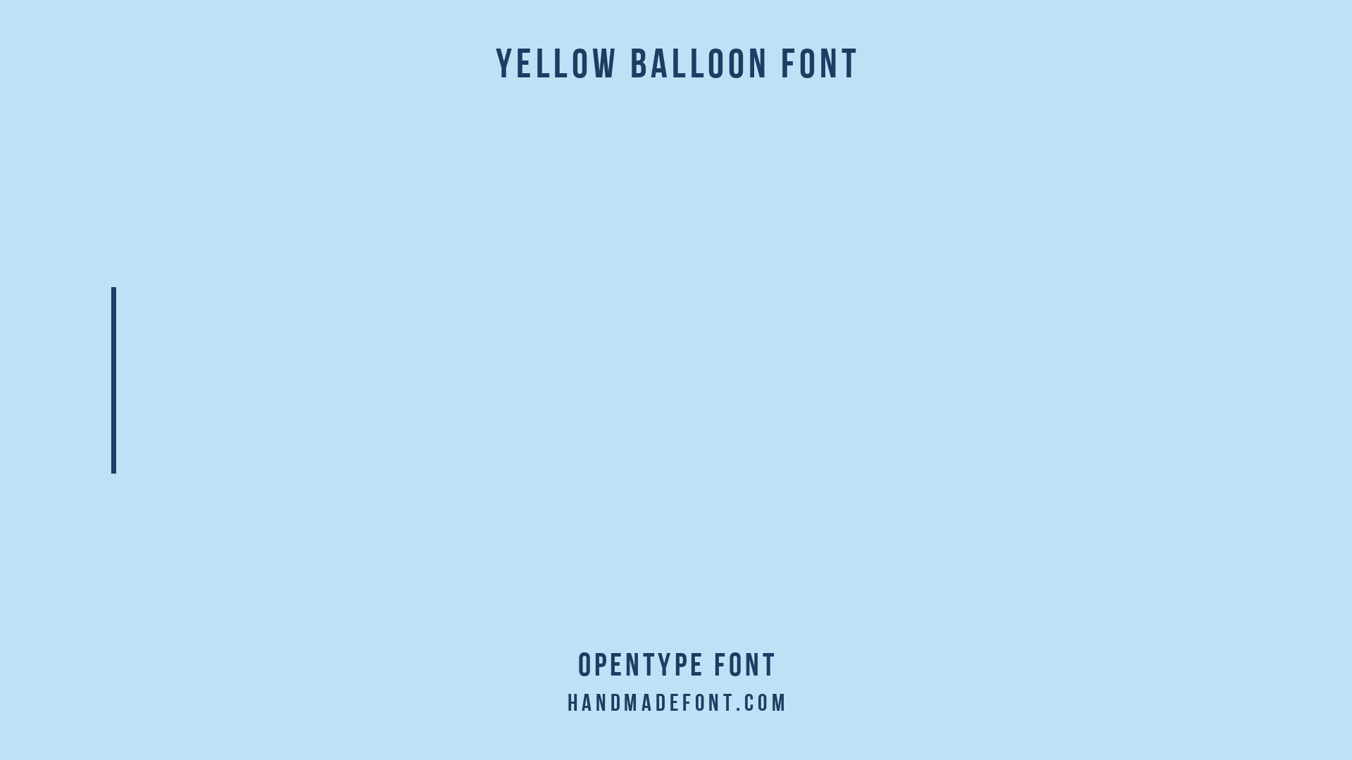 Yellow Balloon Font Typewriter Animation Typewriter animation of the Yellow Balloon Font spelling words in yellow latex balloon letters