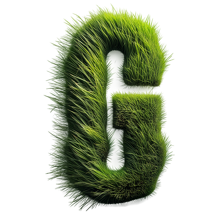 Letter G Of The Grassland Font Grass alphabet