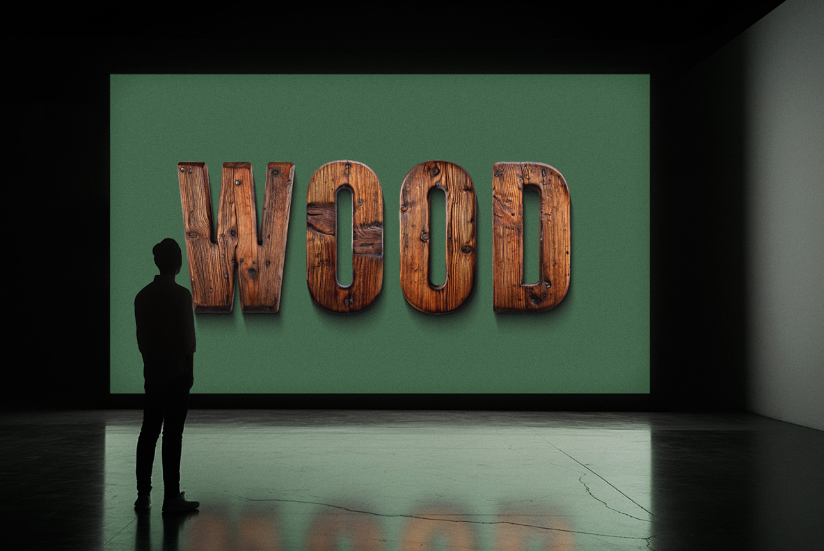 oak wood font made by handmadefont rustic wood alphabet