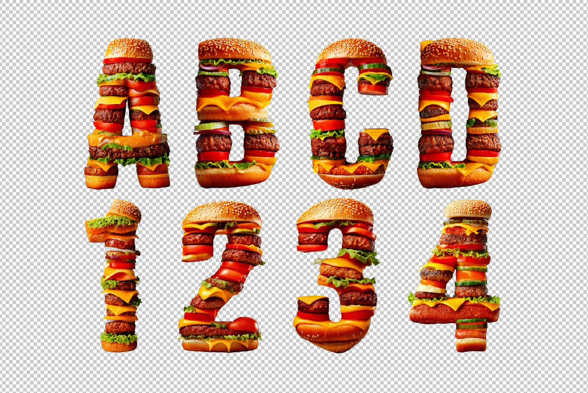 Burger Alphabet