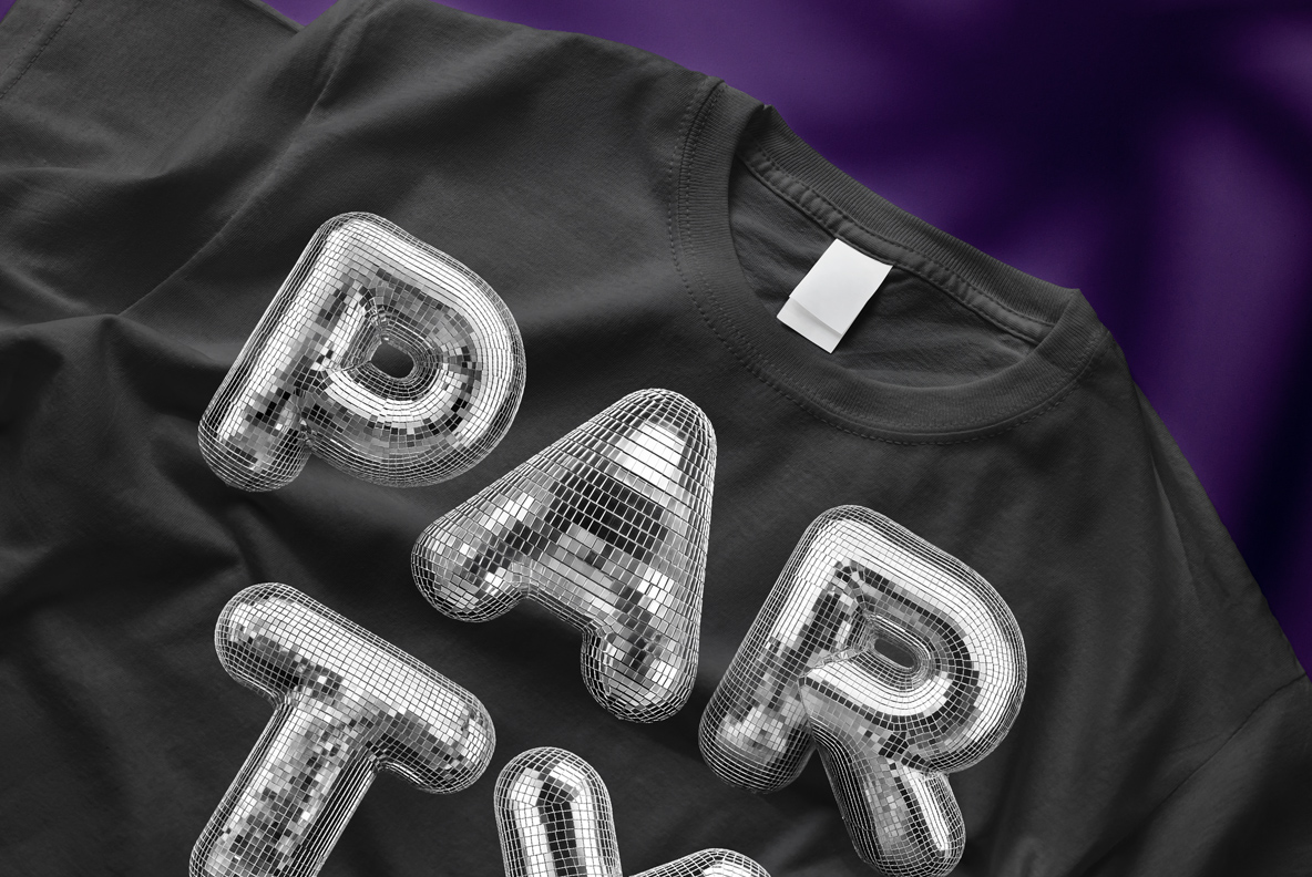 Disco Ball Alphabet