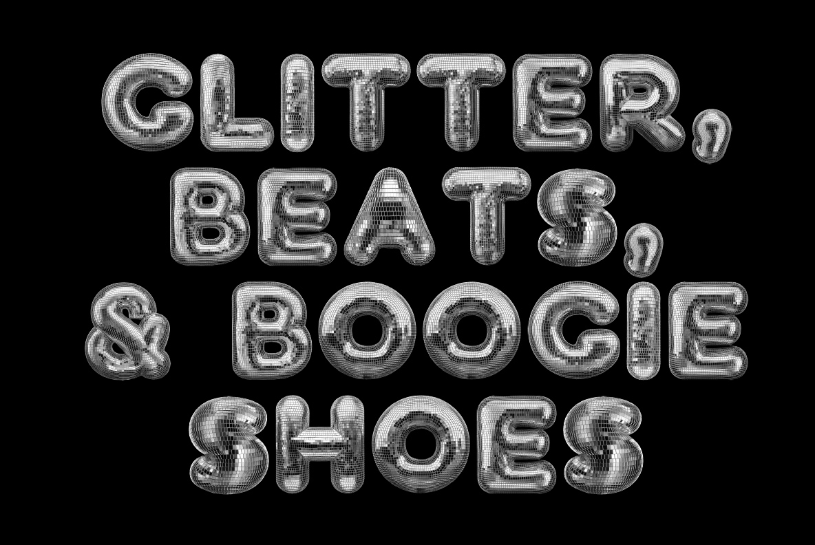 Disco Ball Alphabet