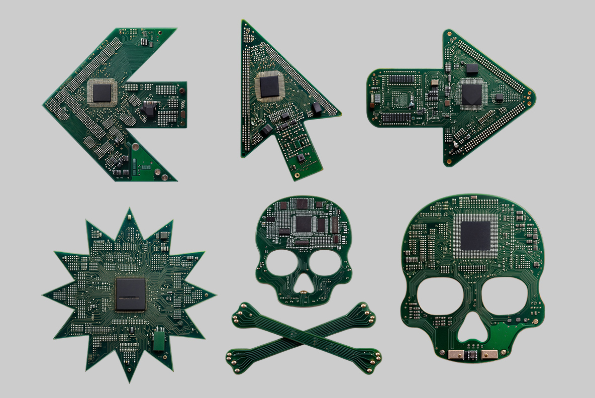 Circuit Board Alphabet