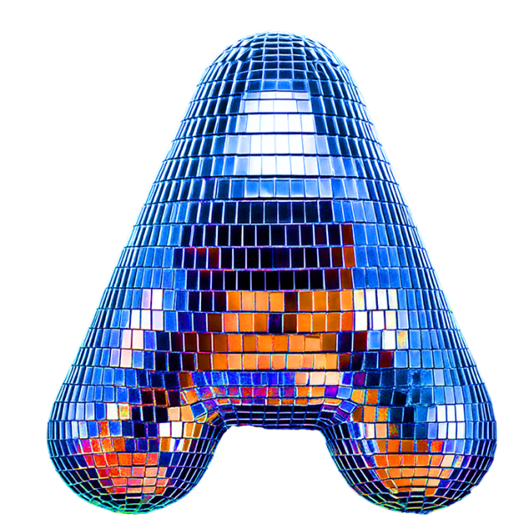 Disco-Pop Font - Funky Disco Ball Alphabet | Handmadefont.com