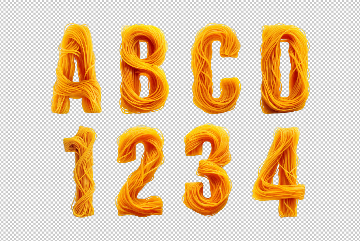 Spaghetti Alphabet
