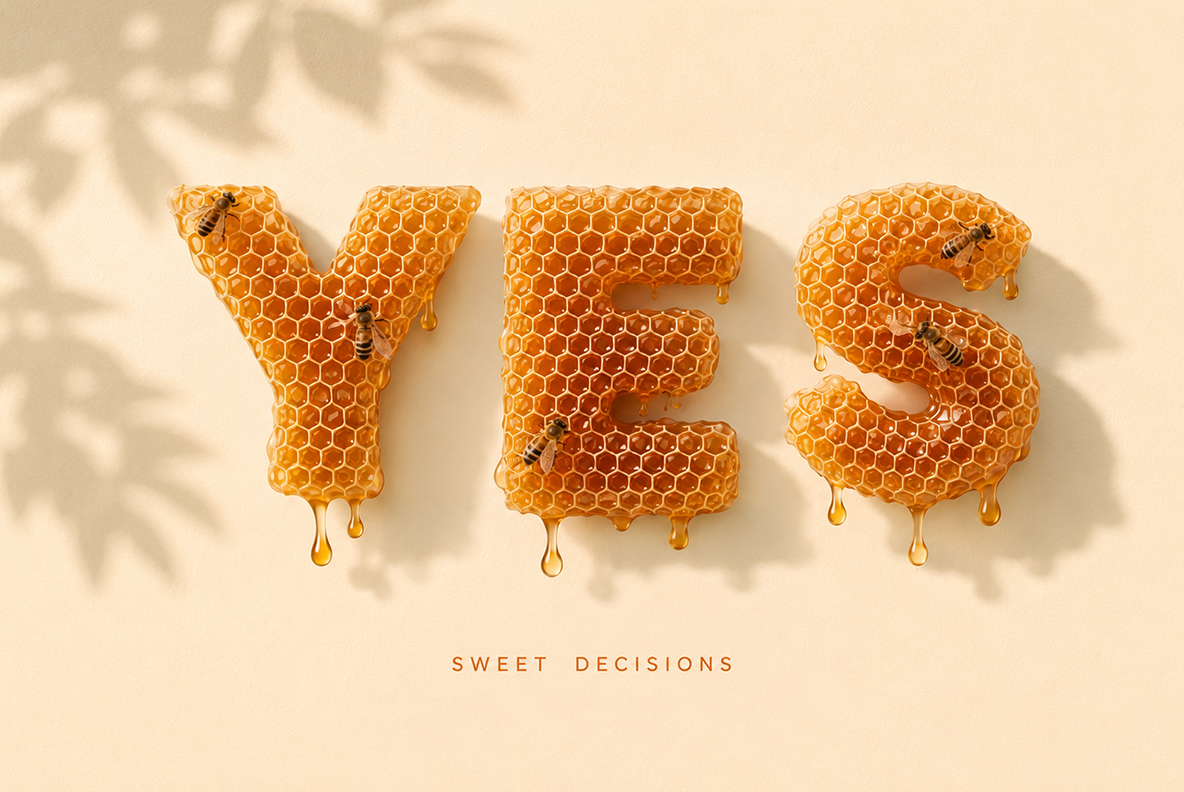 Honeycombs Font made by handmadefont Honey Alphabet