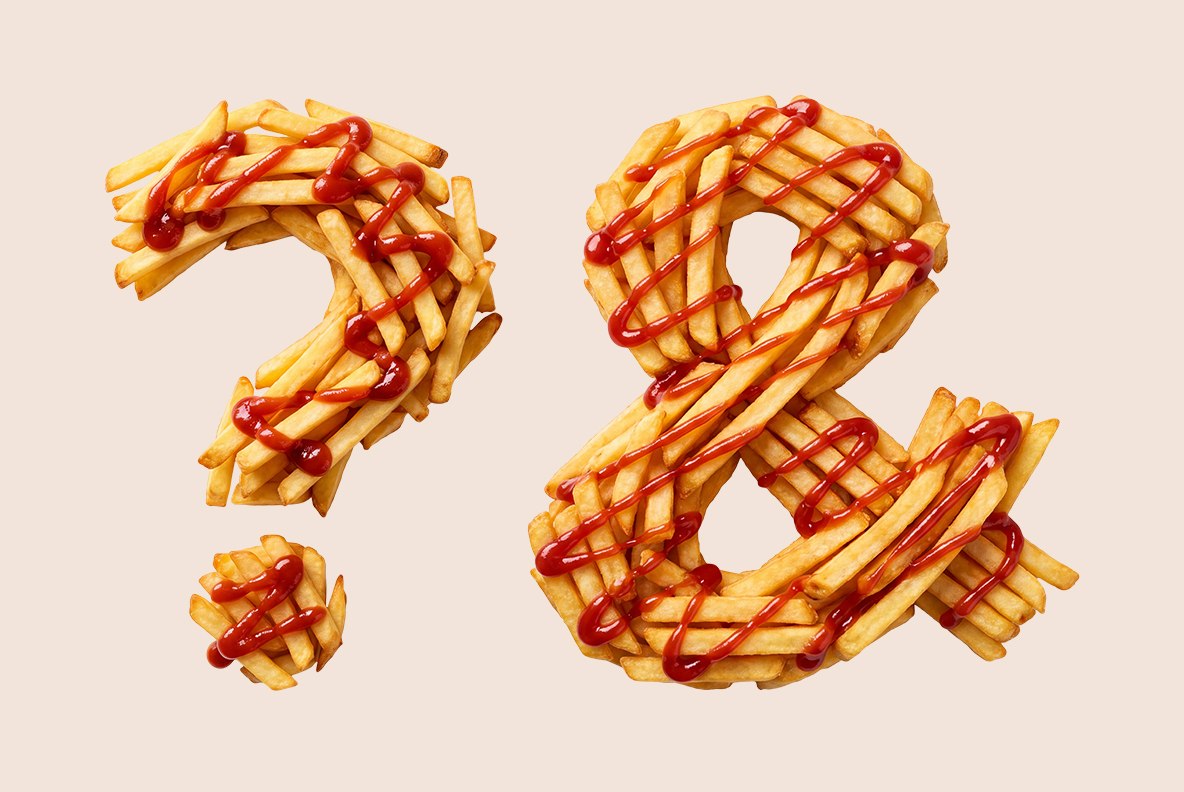 French Fries Fiesta Font French Fries Alphabet