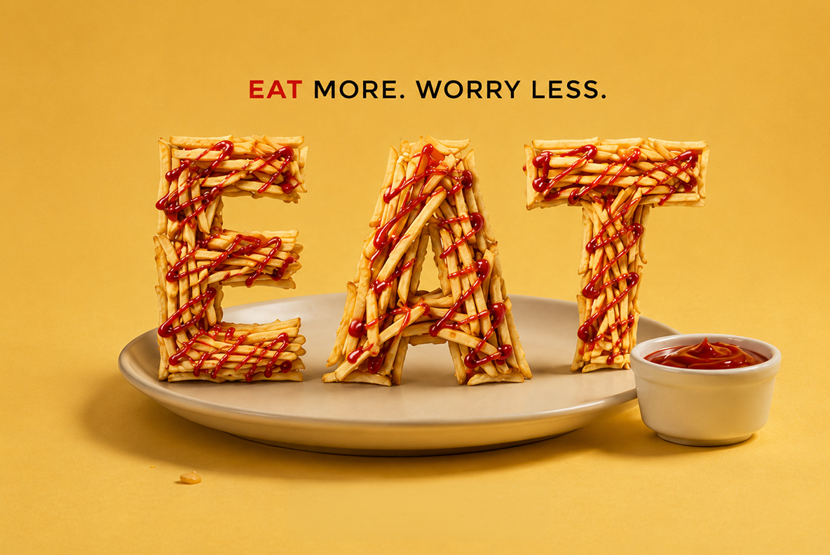 French Fries Fiesta Font French Fries Alphabet