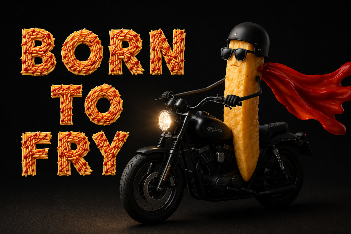 French Fries Fiesta Font French Fries Alphabet