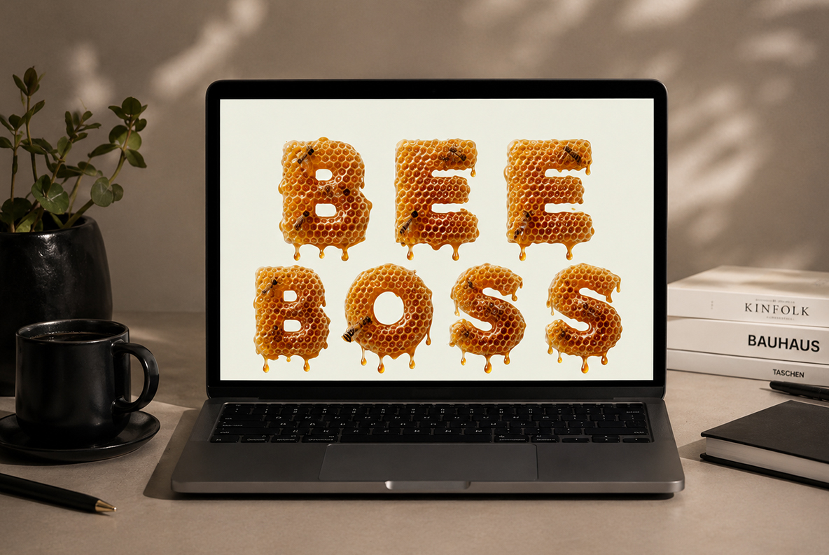 Honeycombs Font made by handmadefont Honey Alphabet