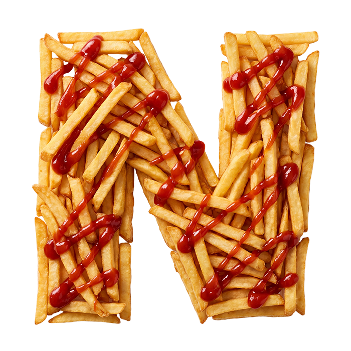 French Fries Alphabet