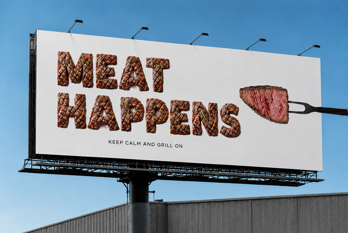 Steakhouse Font Steak Alpabet