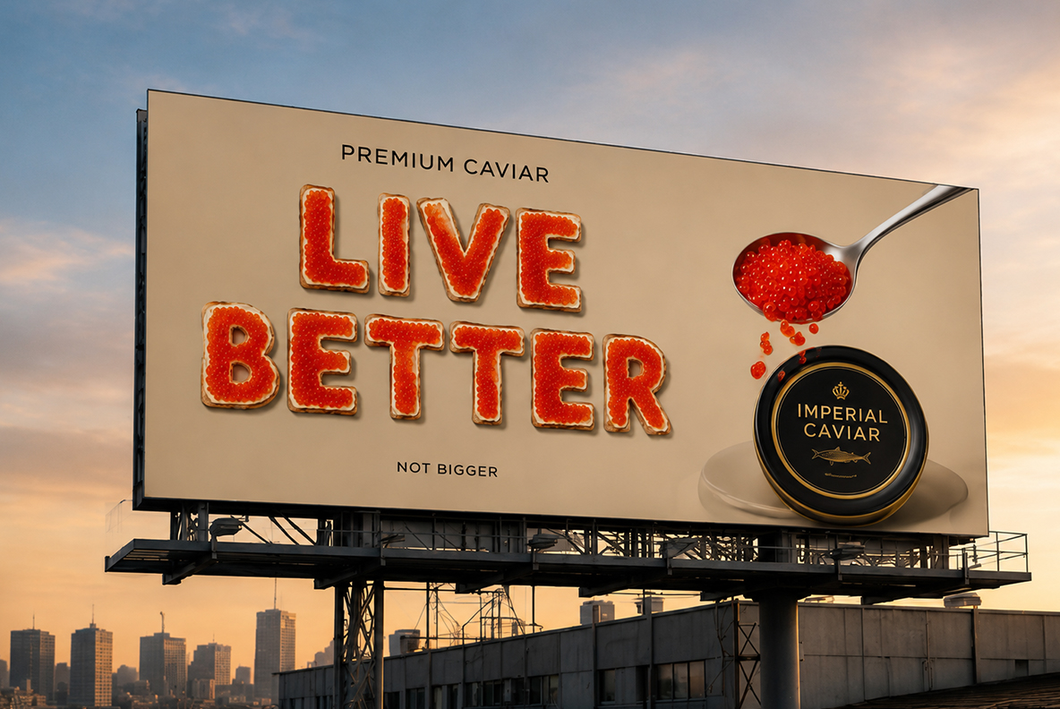 Premium Caviar Font Premium Caviar Font red caviar alphabet on toast